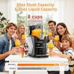 85oz Slushie and Ice Cream Machine with LED Display