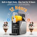 85oz Slushie and Ice Cream Machine with LED Display