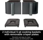 Ninja Foodi 10-qt. DualZone Air Fryer, Grey