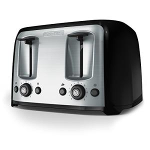 BLACK+DECKER 4-Slice Toaster with Extra Wide Slots