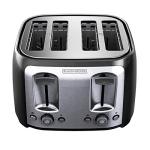 BLACK+DECKER 4-Slice Toaster with Extra Wide Slots