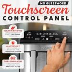 Gourmia 10 Qt Dual Basket Air Fryer Black