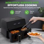 NutriChef 8.8 QT Double Basket Air Fryer