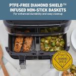 Ninja Double Basket Air Fryer with Digital Controls