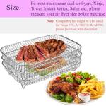 Stackable 3-Layer Air Fryer Rack for Ninja
