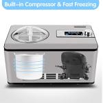KUMIO 2.2-Quart Ice Cream Maker & Yogurt Machine