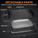 Ninja Electric Griddle and Grill with Removable Plate