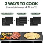 CUSIMAX Electric Raclette Grill & Reversible Griddle