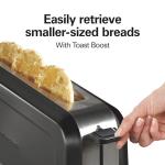 Hamilton Beach Extra Wide 2-Slice Toaster, Black