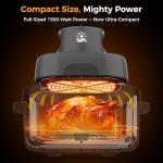 Oylus 4-in-1 Glass Air Fryer with Dual Containers