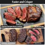 Arecovas 4-in-1 Glass Air Fryer with Dual Containers