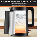 KRUPS 1.5L Electric Kettle, Fast Boil & Keep Warm