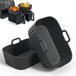 Silicone Air Fryer Liners 2 Pack for Ninja