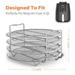 Stainless Steel Dehydrator Rack for Ninja Air Fryer