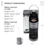 Keurig K-Supreme Single Serve Coffee Maker, Gray