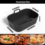 Silicone Air Fryer Liners 2 Pack for Ninja