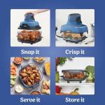 Crispi 5-in-1 Portable Glass Air Fryer System