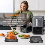 Air Fryer Replacement Parts for Ninja 2-Basket