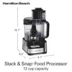 Hamilton Beach Stack and Snap Food Processor