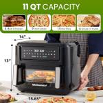 Ninja Elite Gourmet Dual Zone Air Fryer 11 Qt
