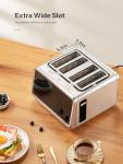 Yabano 4-Slice Smart Touch Toaster with Extra Wide Slot