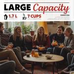 Gourmia 1.7L Electric Programmable Glass Kettle