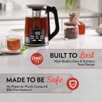 Gourmia 1.7L Electric Programmable Glass Kettle