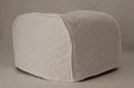 Solid Quilted Cover for Ninja Foodi Grill (White)