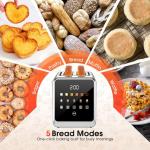 Ninja Touch Screen 2-Slice Toaster with Memory Recall