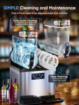 Stainless Steel 8Gal Slushy and Margarita Machine