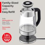 Mueller 1.8L Electric Tea Kettle with LED Light