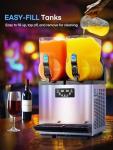 Stainless Steel 8Gal Slushy and Margarita Machine