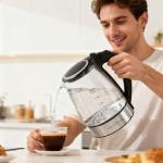 Ninja 1.8L Electric Glass Kettle with Auto Shut-Off