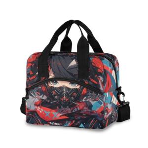 Anime Ninja Print Insulated Lunch Bag - 19 Cans