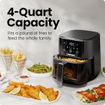 Chefman 4 QT Compact Air Fryer with Presets