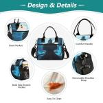 Ninja Night Moon Cooler Tote Lunch Bag