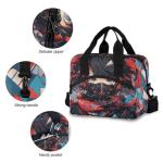 Anime Ninja Print Insulated Lunch Bag - 19 Cans