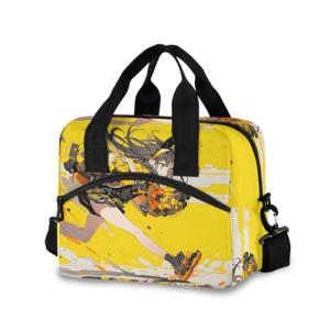 Ninja Print Insulated Lunch Bag with Strap