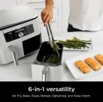 Ninja Foodi 8 Quart DualZone Air Fryer, White