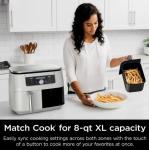 Ninja Foodi 8 Quart DualZone Air Fryer, White