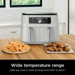 Ninja Foodi 8 Quart DualZone Air Fryer, White