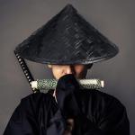 Baluue Bamboo Hat for Ninja Cosplay & Outdoors