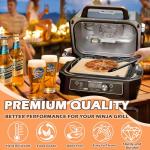 Ninja Woodfire XL Grill Pizza Stone with Rack