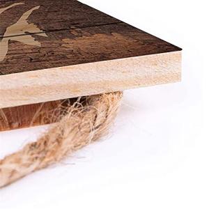 Ninja Dog Beware Wooden Sign for Fun Decor