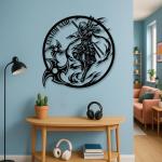 Personalized Ninja Warrior Metal Wall Art Sign