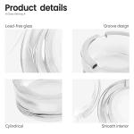 Ninja Classic Watercolor Glass Ashtray - 3.3 Inches