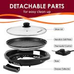 Ninja Indoor 11" Electric Nonstick Grill with Lid