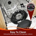 Ninja Indoor 11" Electric Nonstick Grill with Lid