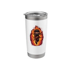 Ninja Flames Kids Stainless Steel Insulated Tumbler