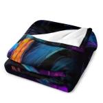 Ninja Colorful Soft Flannel Fleece Throw Blanket
